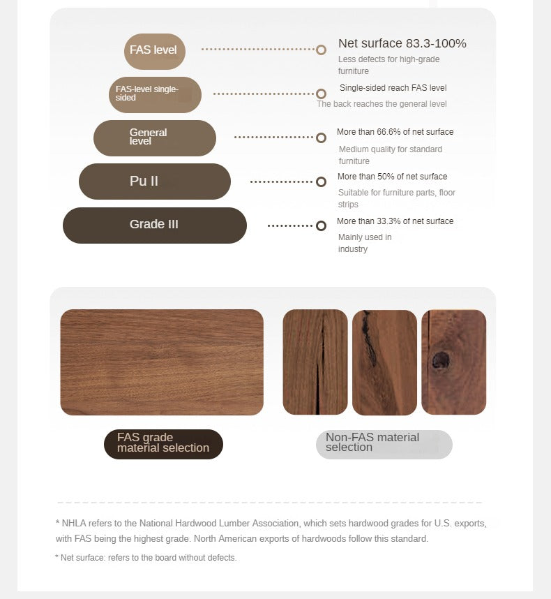 Black Walnut, Ash Solid Wood High Back Sofa