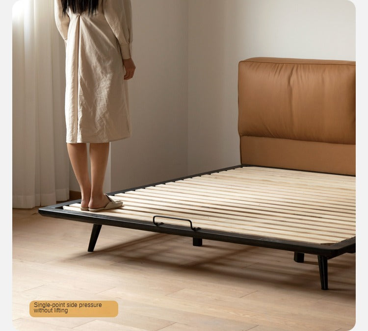Suspended luminous technology cloth down soft back Italian soft bed")