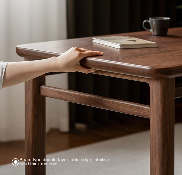 Black walnut, Ash solid wood style tea table