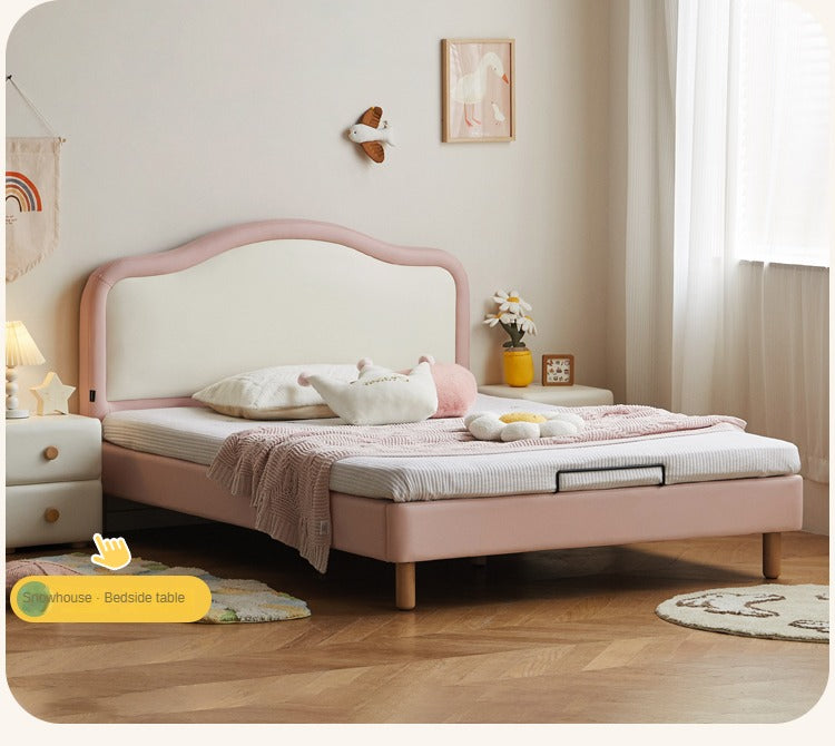 Organic Leather Kid's Soft Cloud Bed