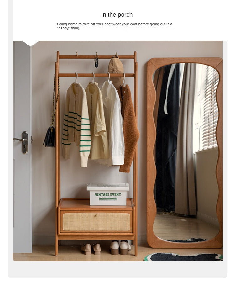 Oak Solid Wood Сlothes Hanger Rack