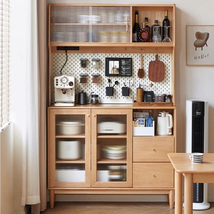 Beech Solid Wood Ultra-Thin Sideboard