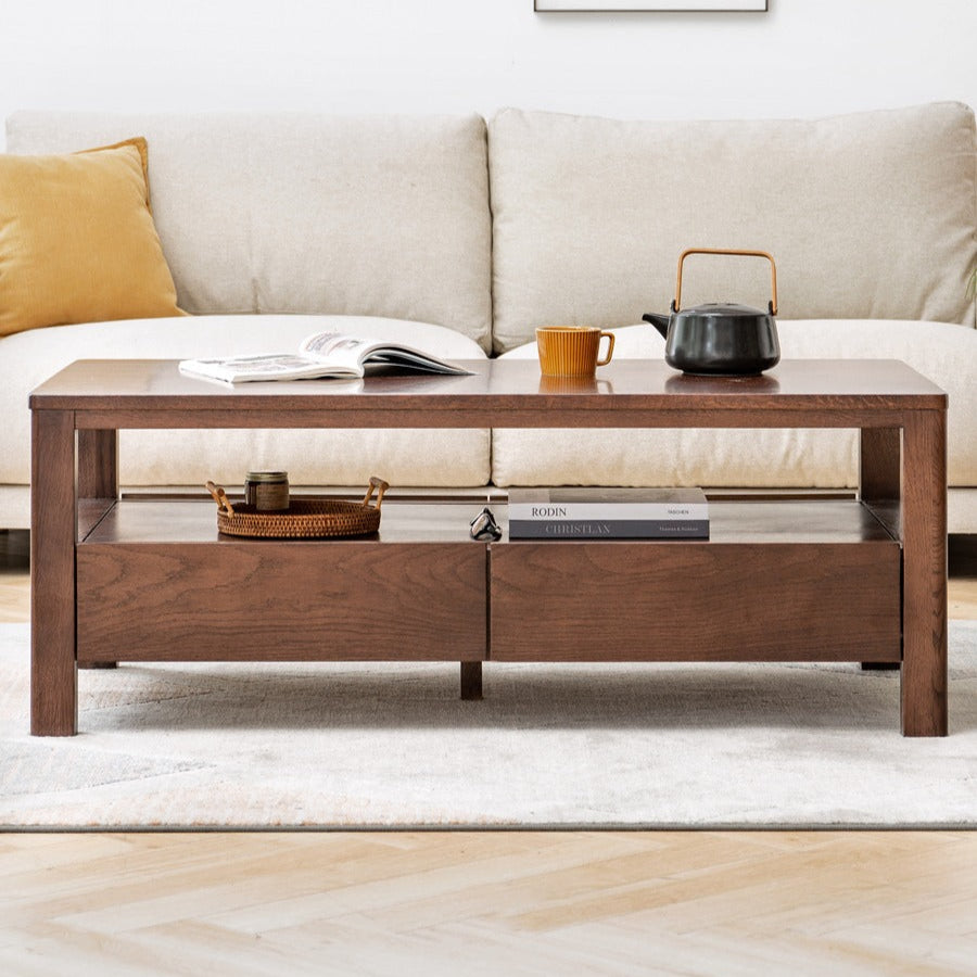 Oak Solid Wood Coffee Table