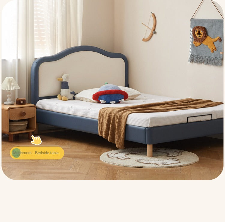 Organic Leather Kid's Soft Cloud Bed