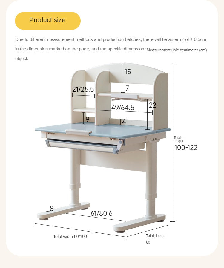 Poplar Solid Wood Children's Study Desk