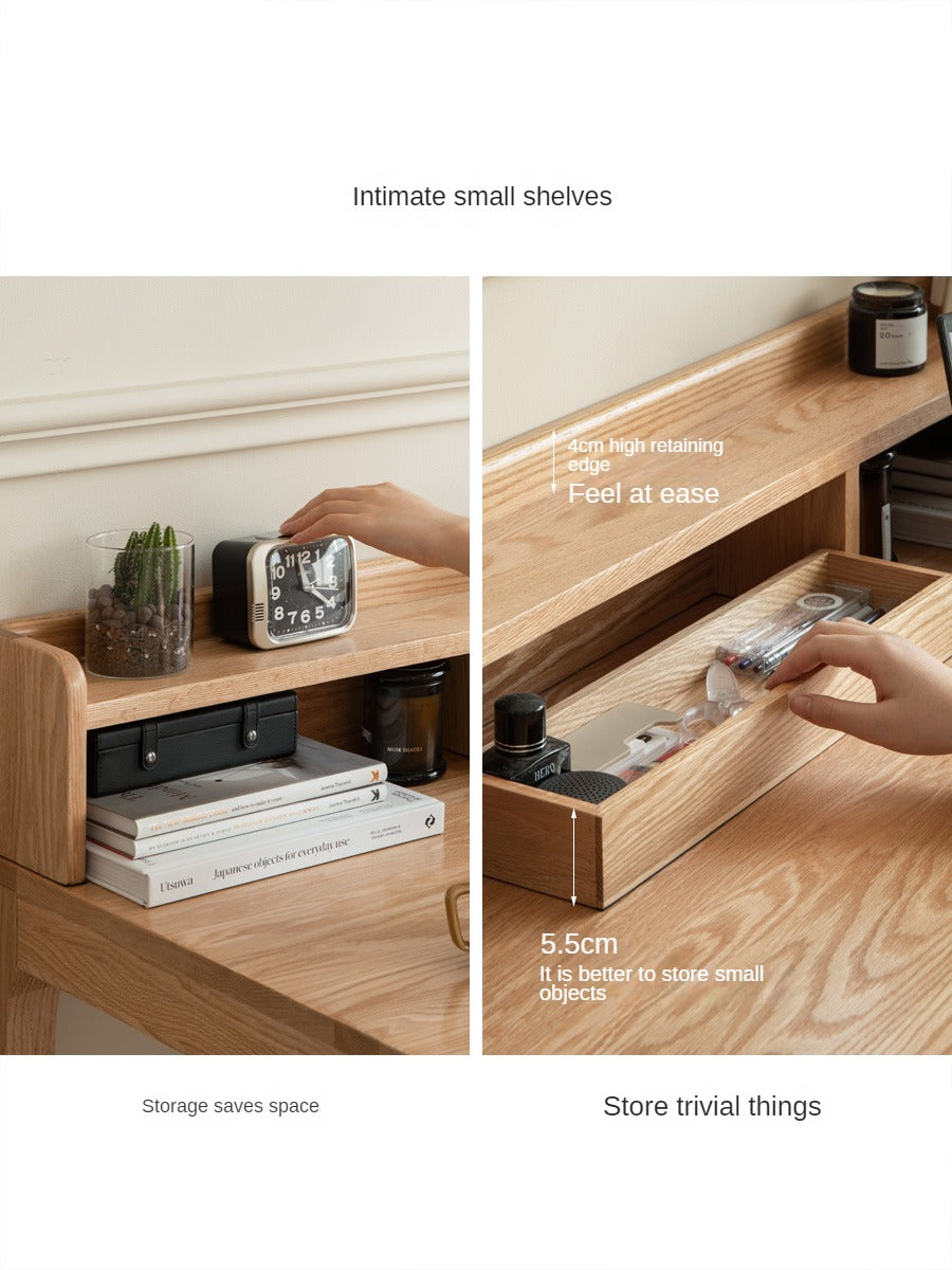 Oak Solid wood desk Nordic -