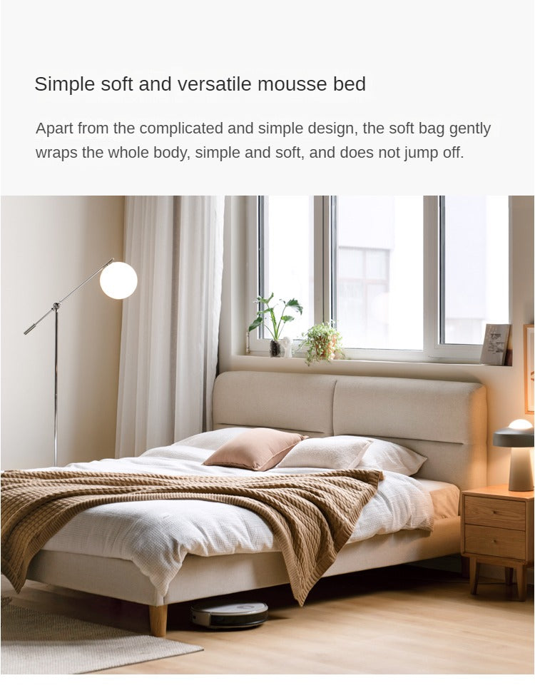 Fabric Bed Modern and Simple Soft Bed<