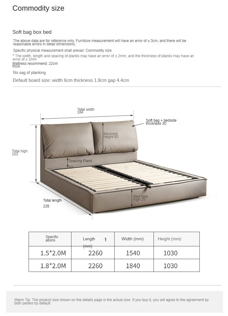 Technology Fabric Box Soft Bed Elephant Ear