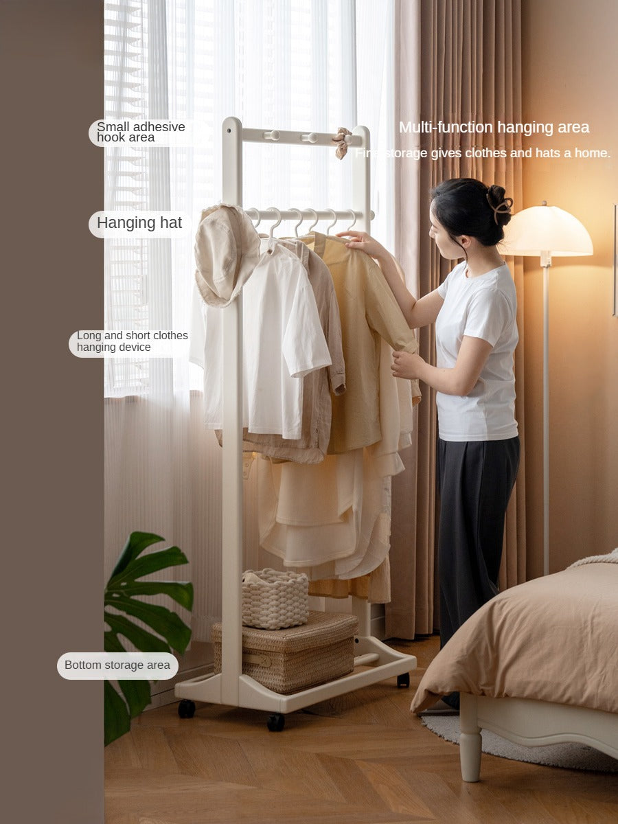 Birch Solid Wood White Cream Style Hanger