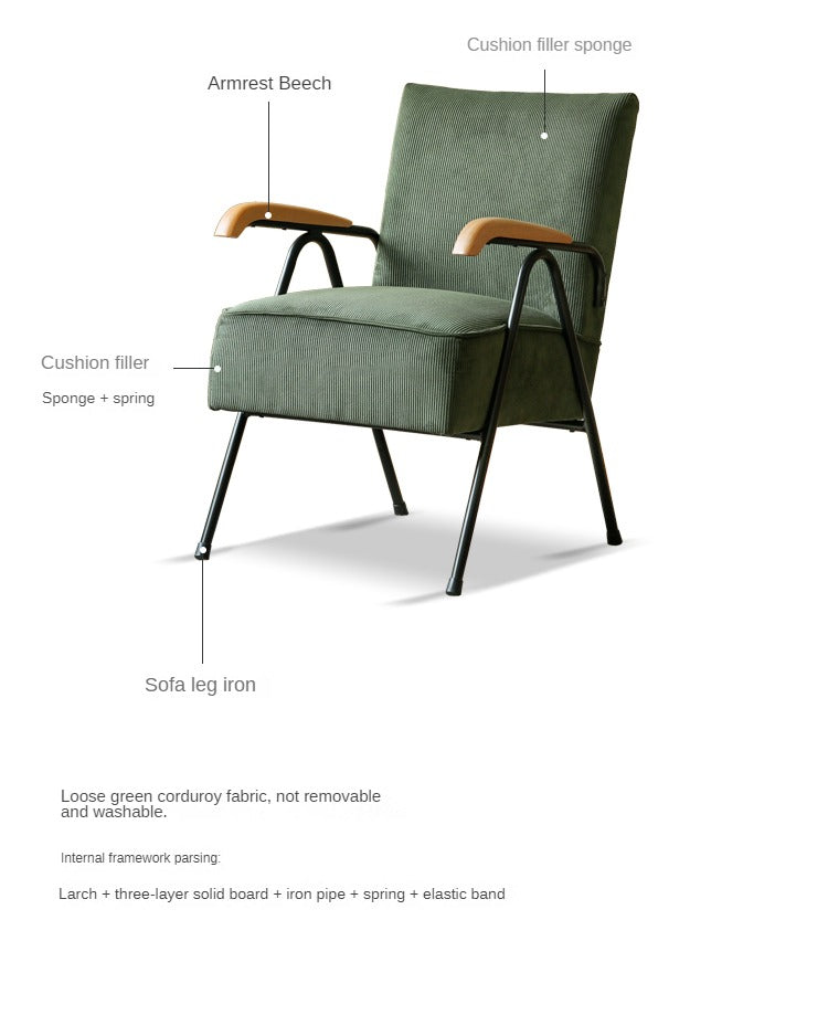 Fabric Single Retro Chair