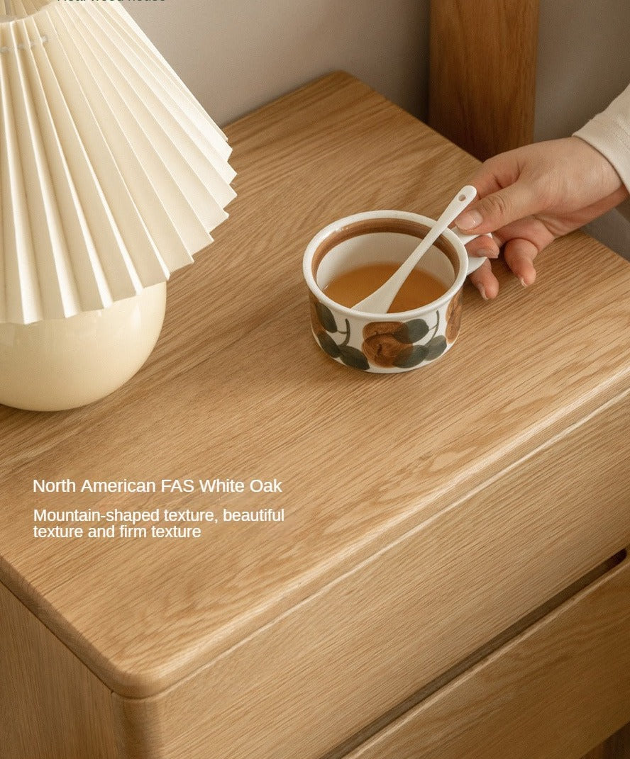 Oak Solid Wood nightstand"