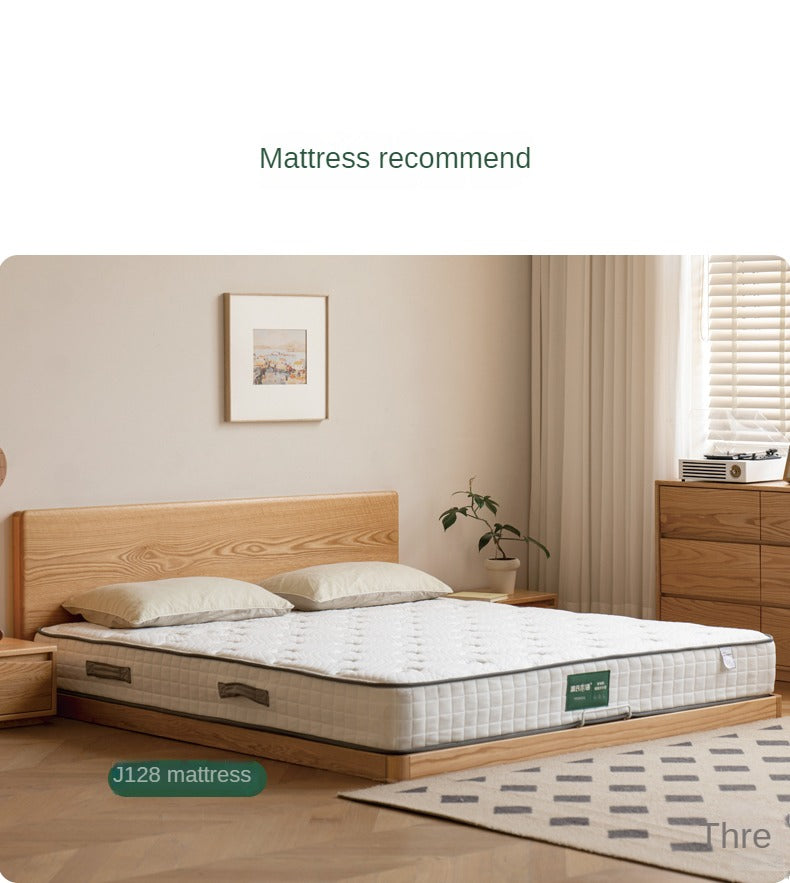 Oak Solid Wood Tatami Bed,Floor Bed Modern and Simple _)