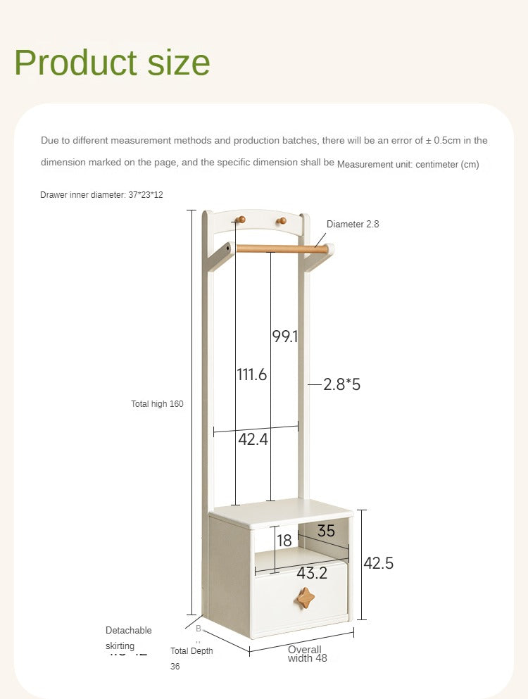 Beech Solid Wood Clothes Hanger