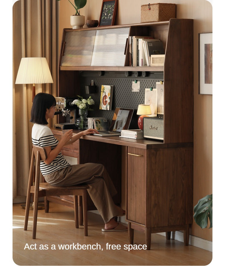 Black Walnut Multi-function Storage Sideboard