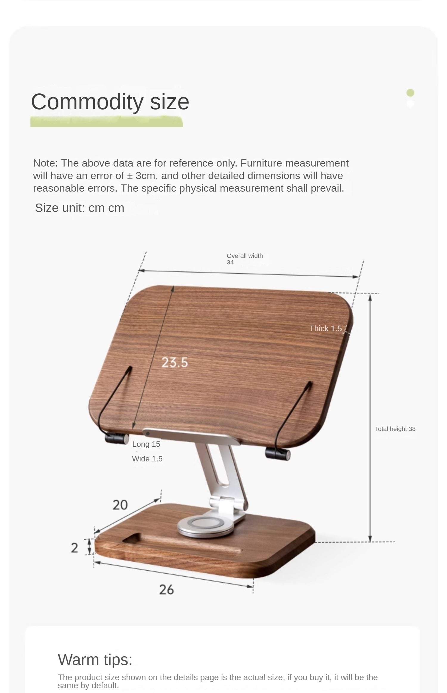 Oak, ash solid wood computer lifting office heightening stand adjustable