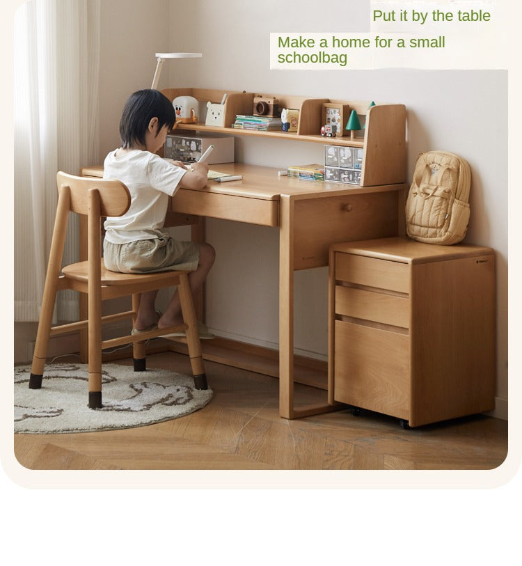 Beech, Oak Solid Wood Children's Desk