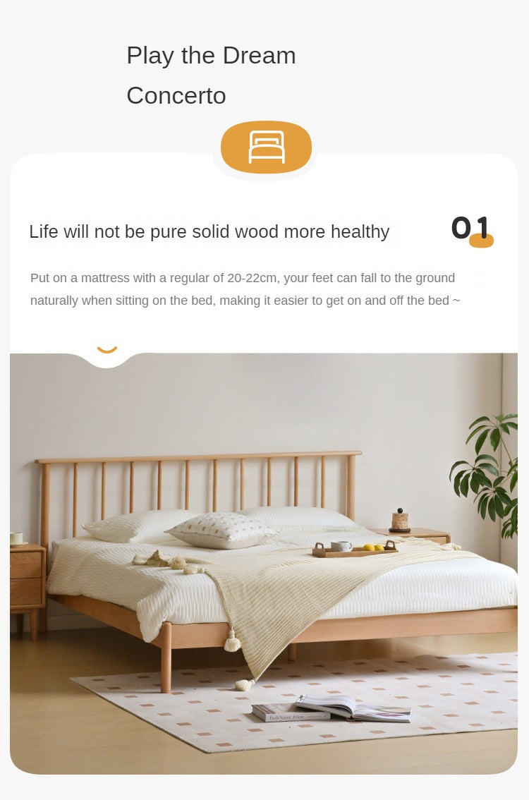 European beech solid wood Windsor bed).