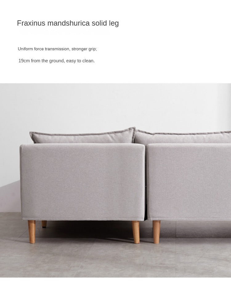 Fabric sofa Nordic modern simple corner