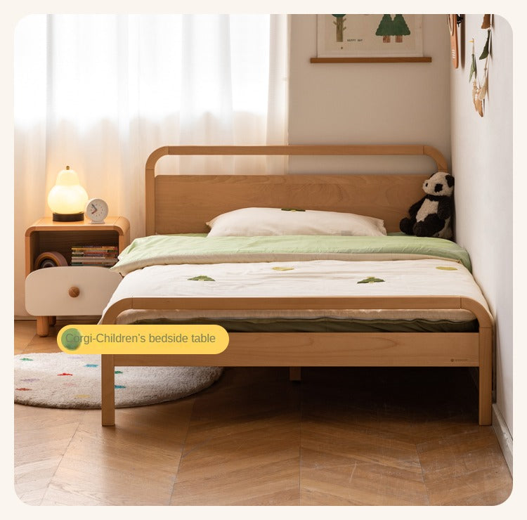 Beech solid wood kds bed<