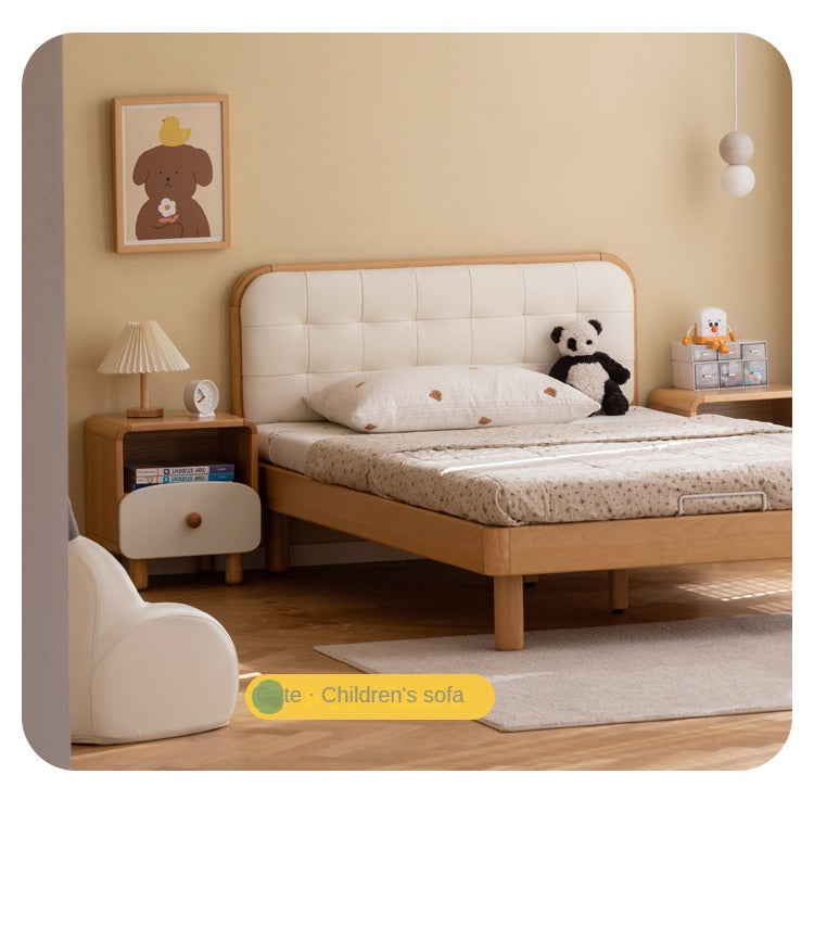 Beech Solid Wood Children's Soft Bed