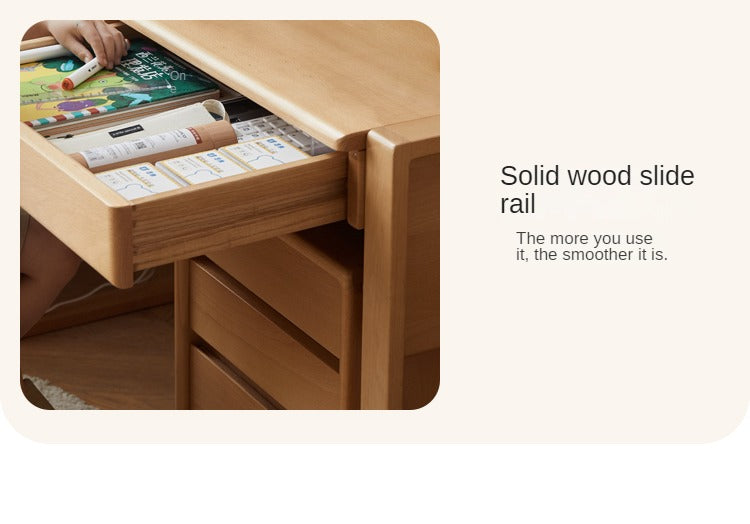 Beech, Oak Solid Wood Children's Desk