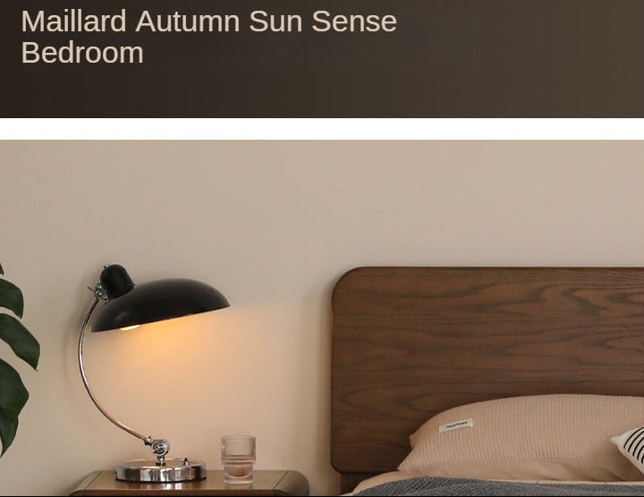 Oak Solid Wood Nordic Bed Modern.
