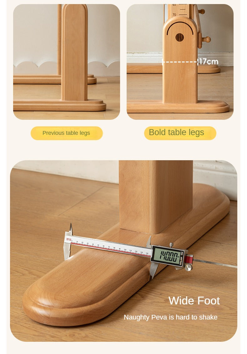 Beech solid wood children's study table