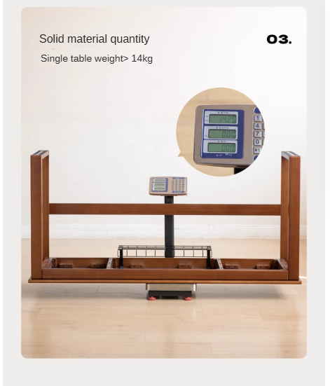 Poplar solid wood narrow office desk