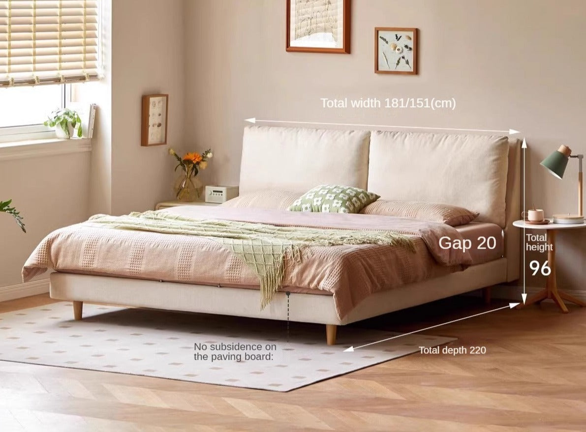 Imitation cotton and linen fabric Bed "