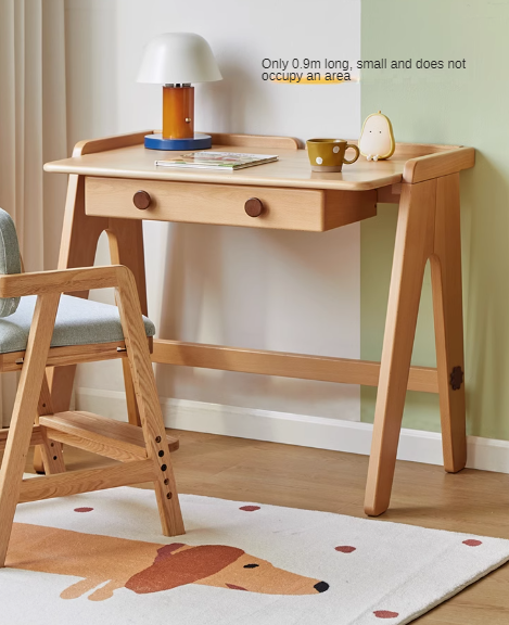 Beech pure Solid Wood Children's Study Table