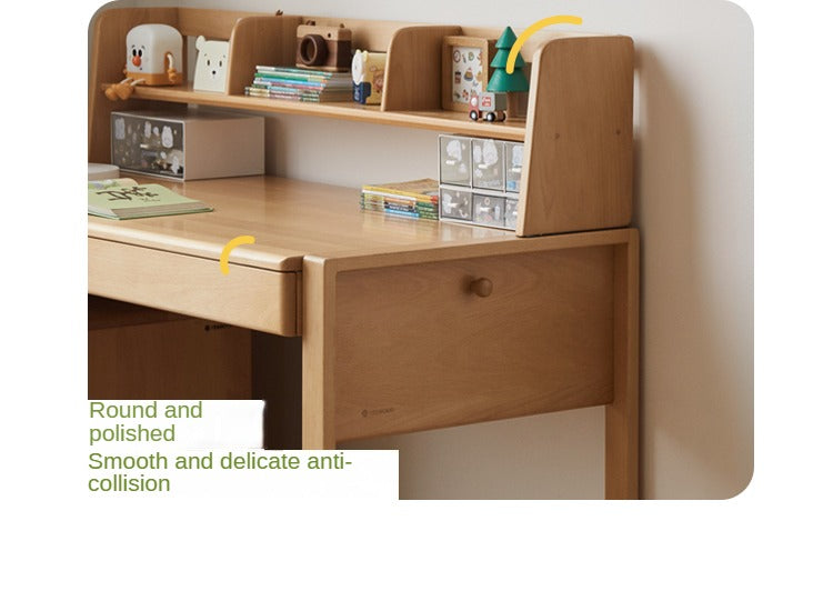 Beech, Oak Solid Wood Children's Desk