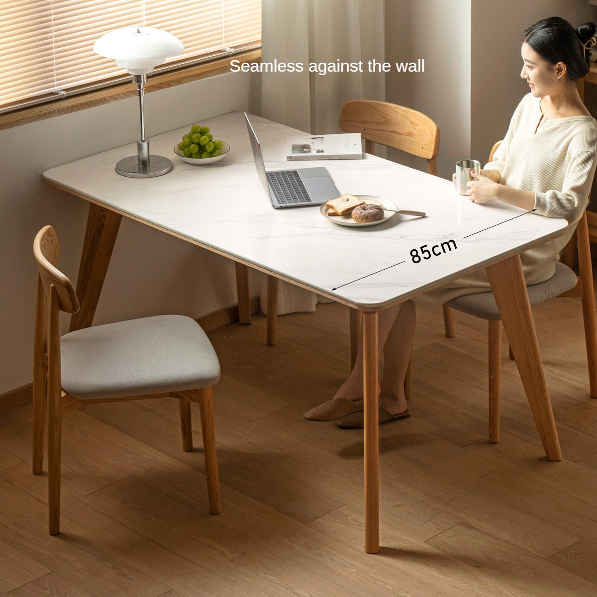 Oak Solid Wood Rock modern dining table