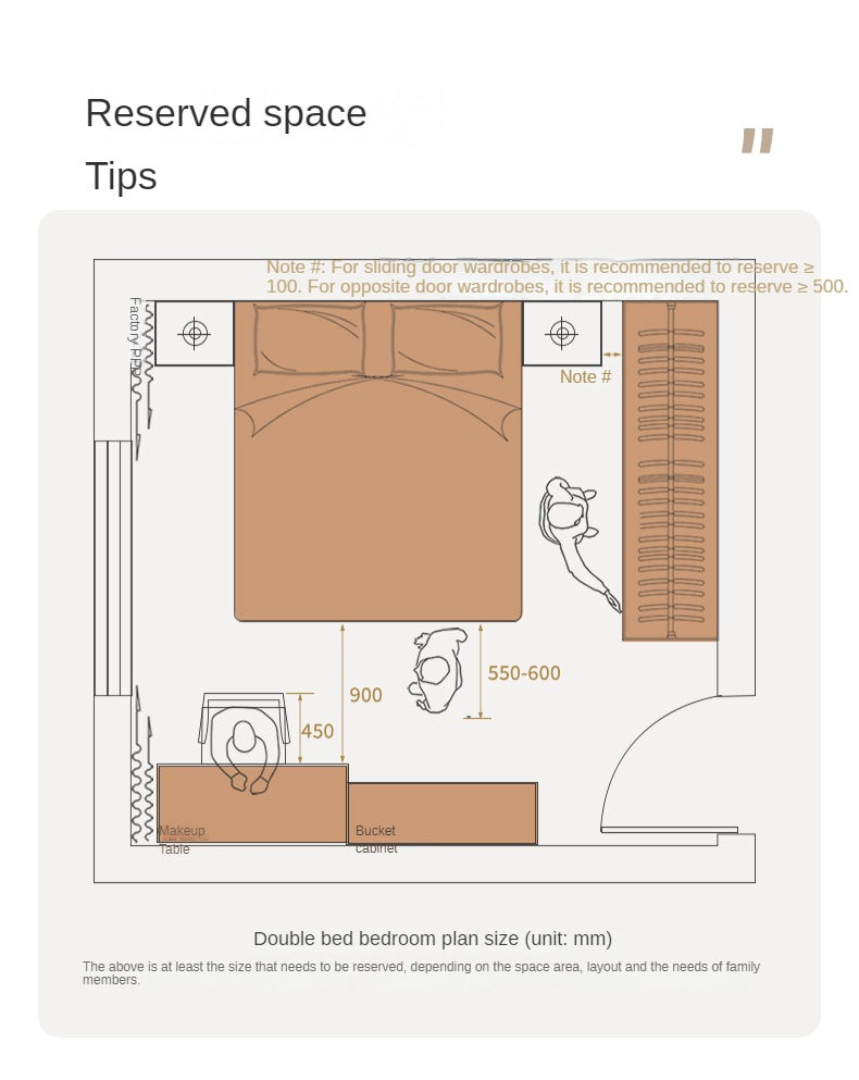 Oak Solid Wood Bed Technology Fabric<