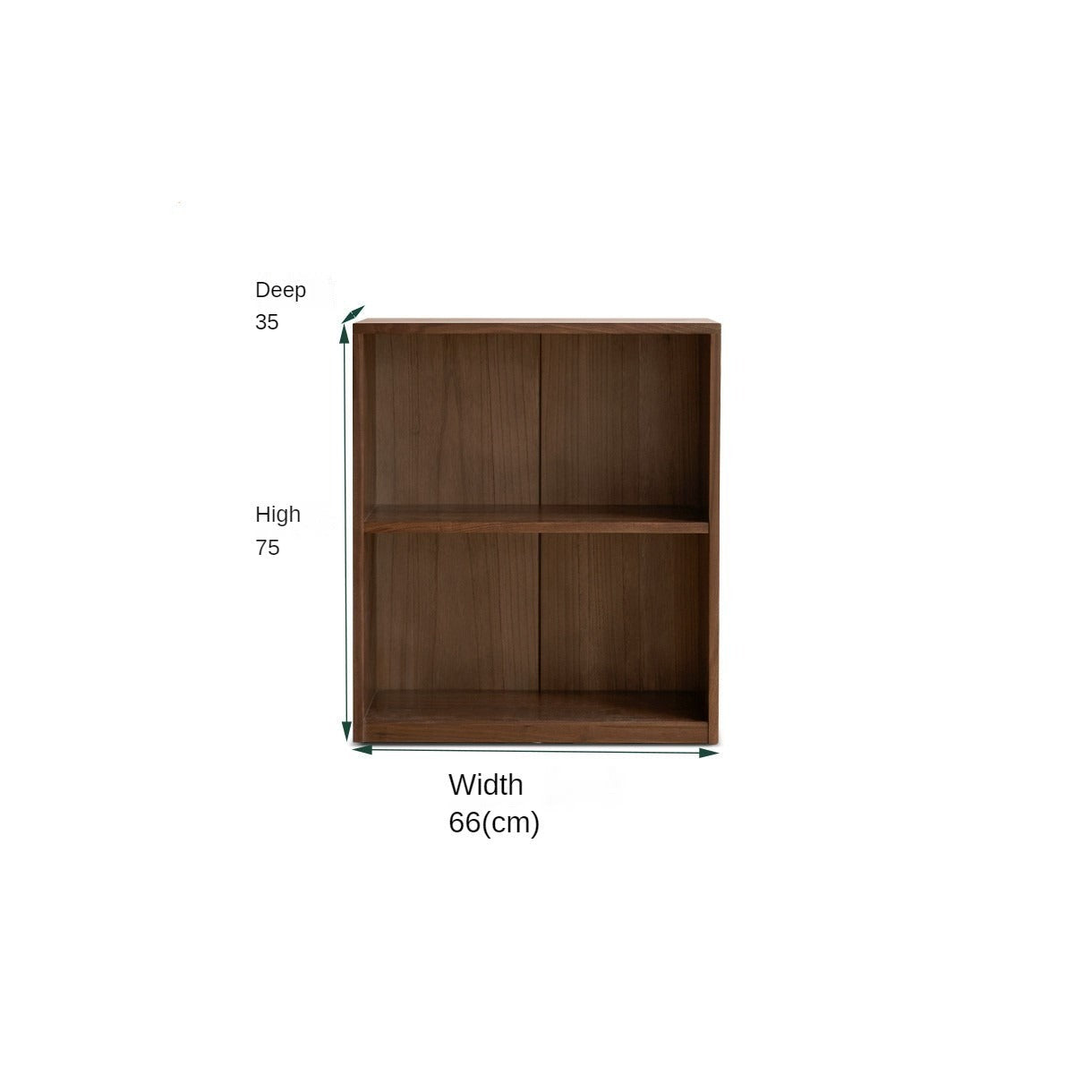 Black walnut solid wood low bookshelf wall combination floor-standing  cabinet"-