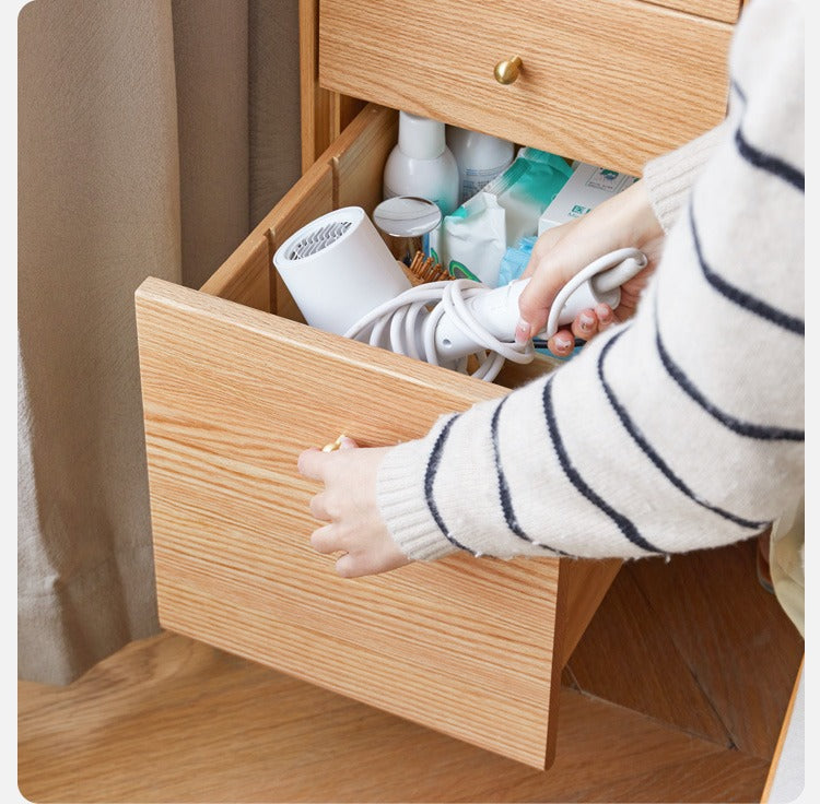 Oak Solid Wood Dressing Table Modern and Atmosphere