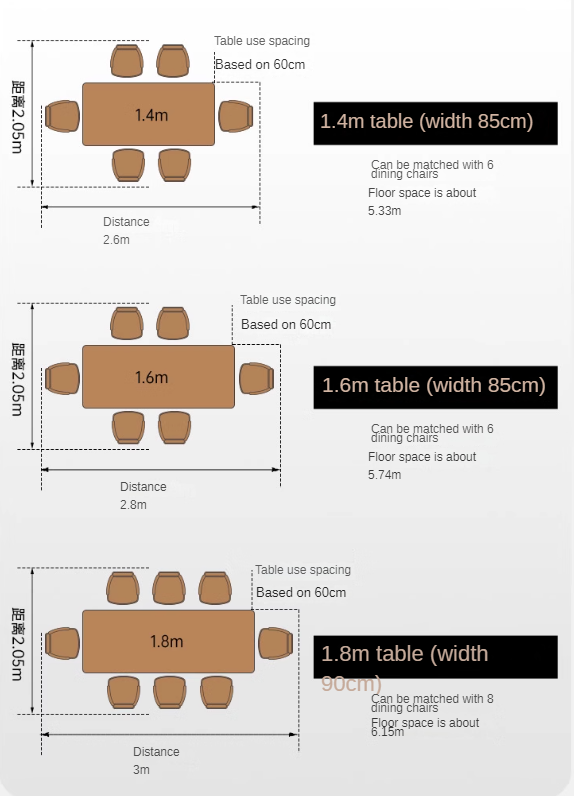 Black Walnut Solid Wood Modern Dining Table