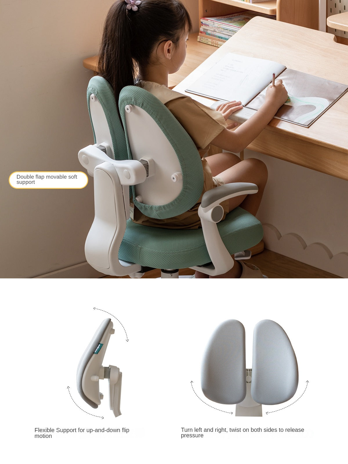 Movable chair store for study