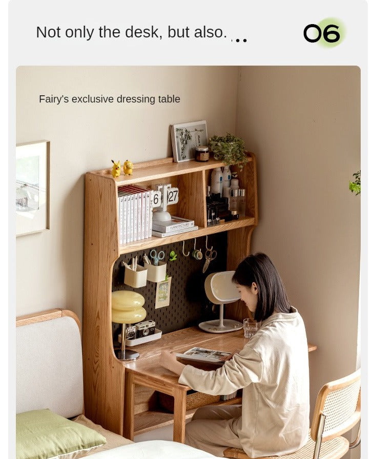 Solid wood foldable online study table