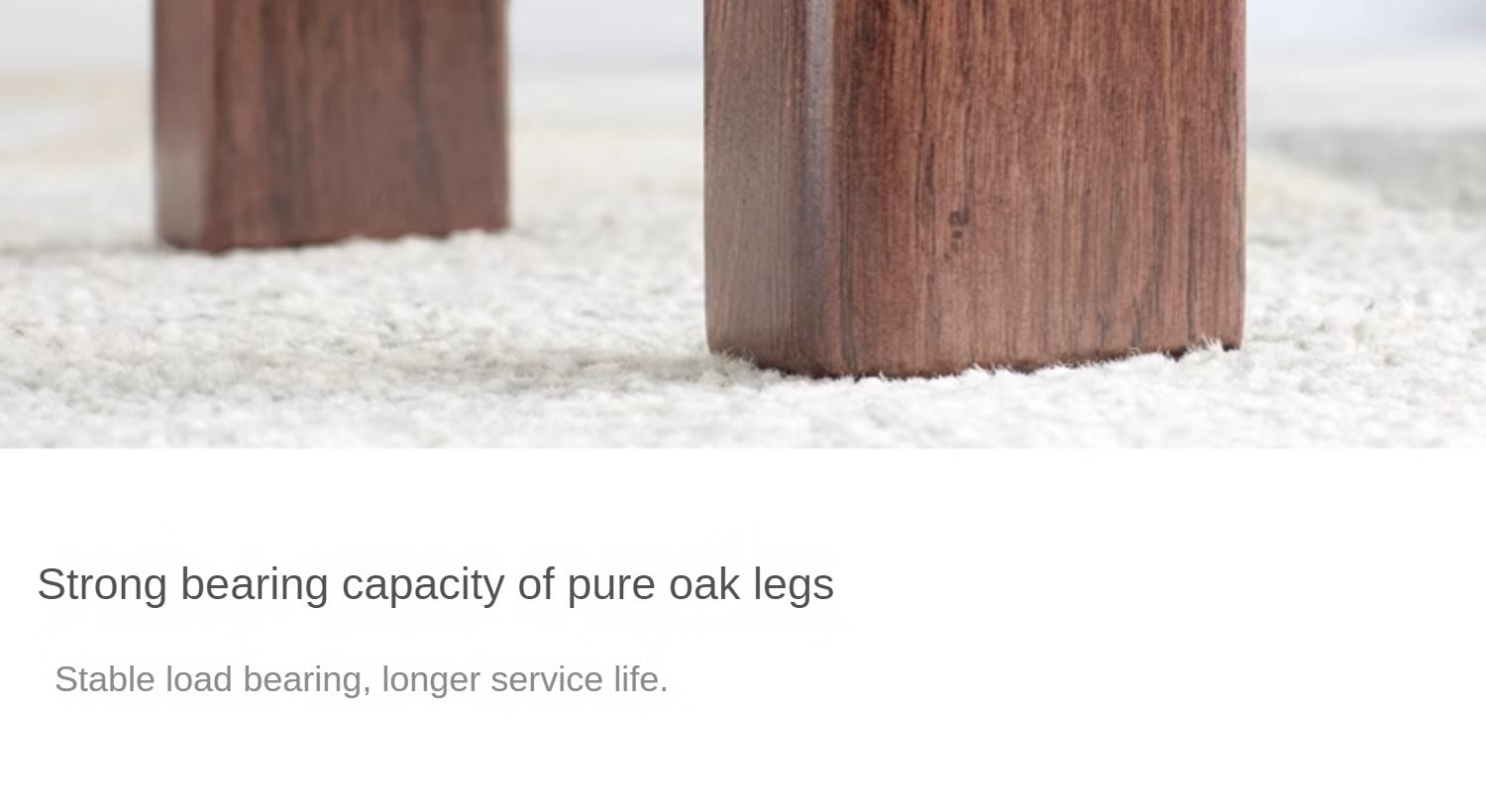 Oak, Black Walnut Solid Wood Nordic Long Bench