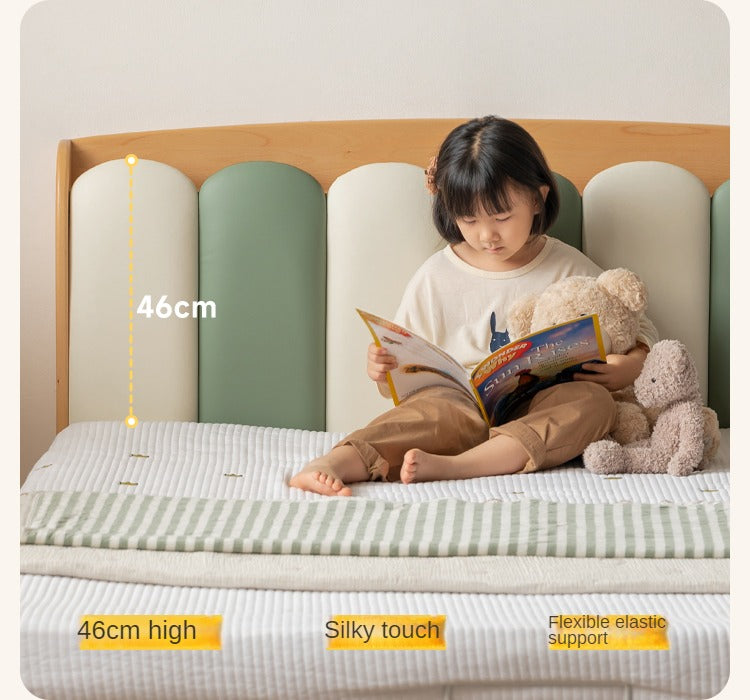 Beech Solid Wood Soft Single Kid's Bed