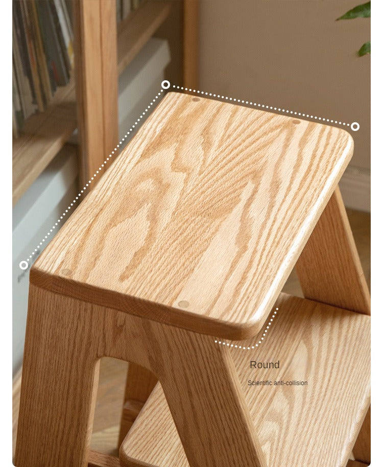 Oak Solid Wood Step Stool