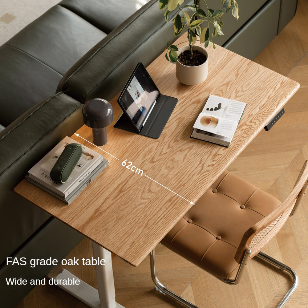 smart electric lift table study room simple solid wood desk home ...