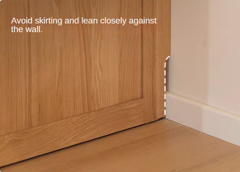 Oak Solid Wood Free Combination Wardrobe Rattan Door