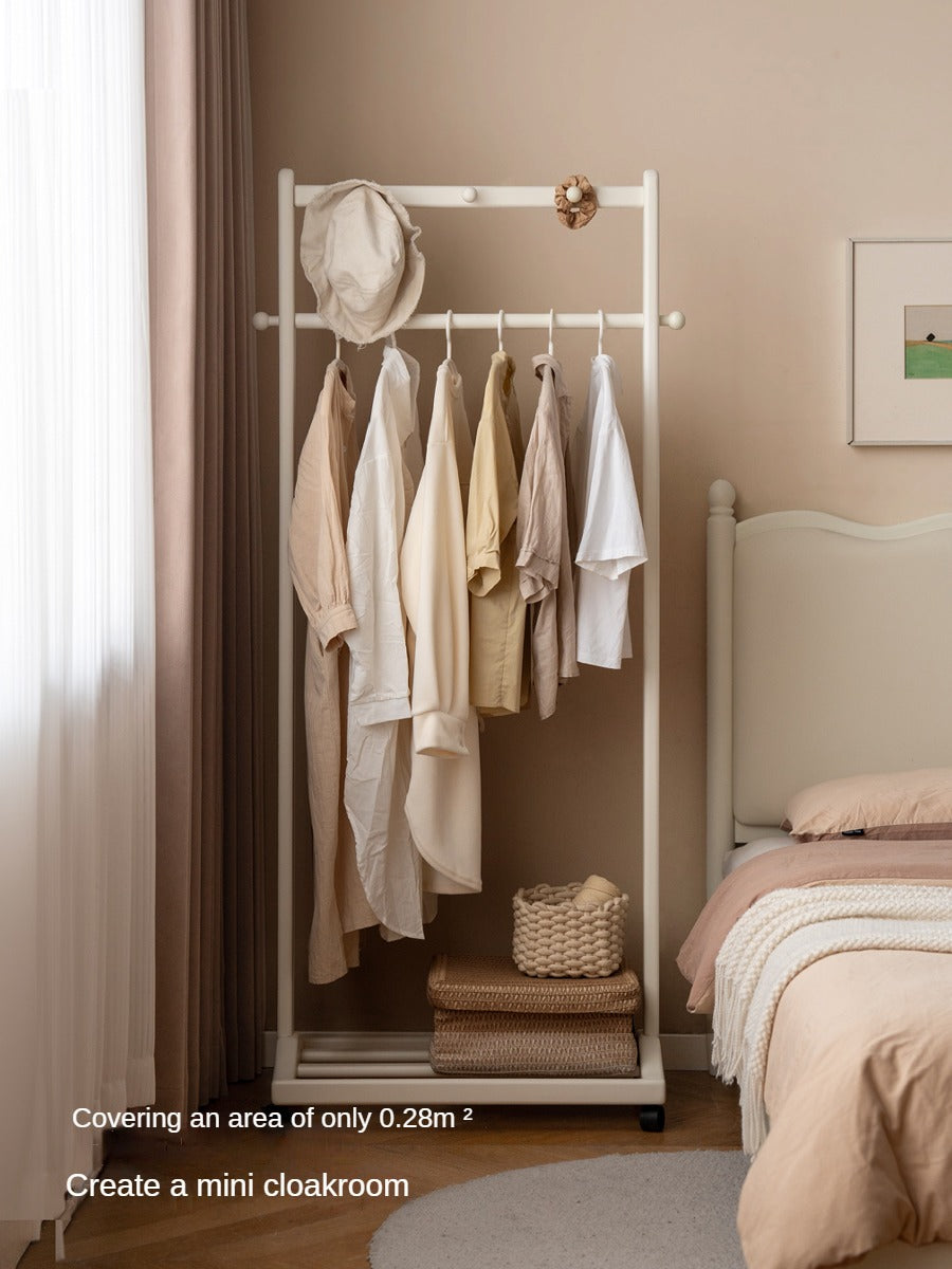 Birch Solid Wood White Cream Style Hanger