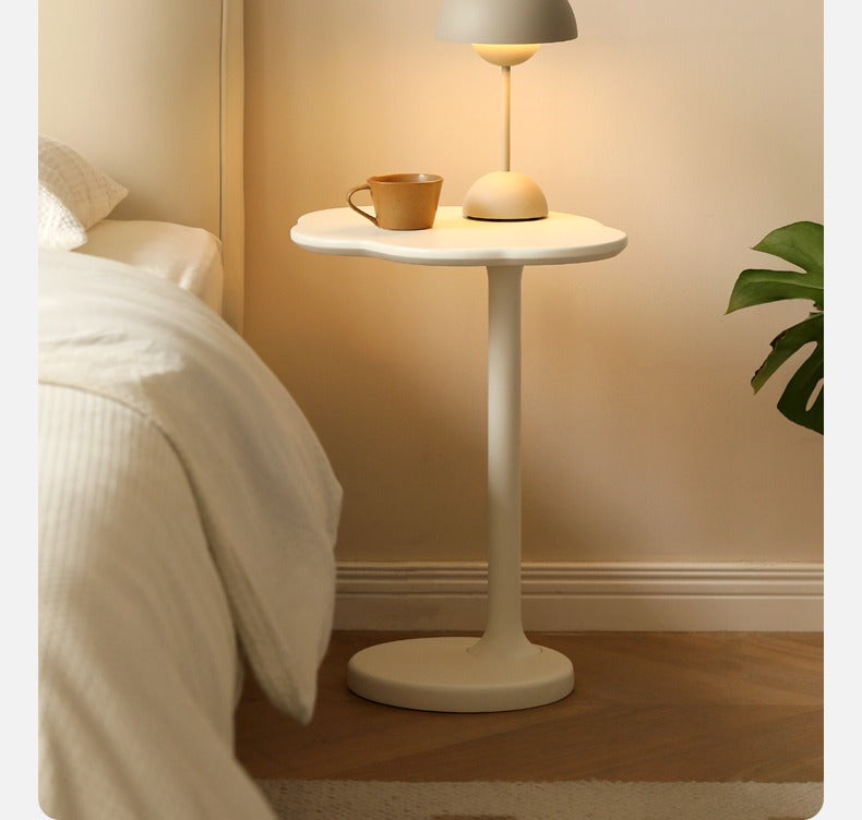 Solid wood cloud side table "