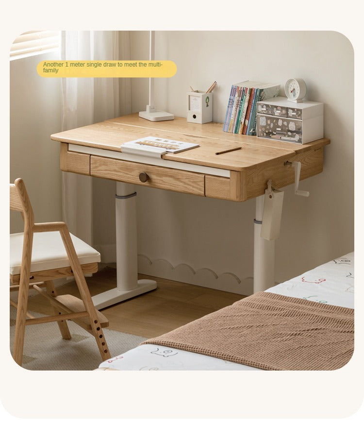 Oak Solid Wood Children's Study Table