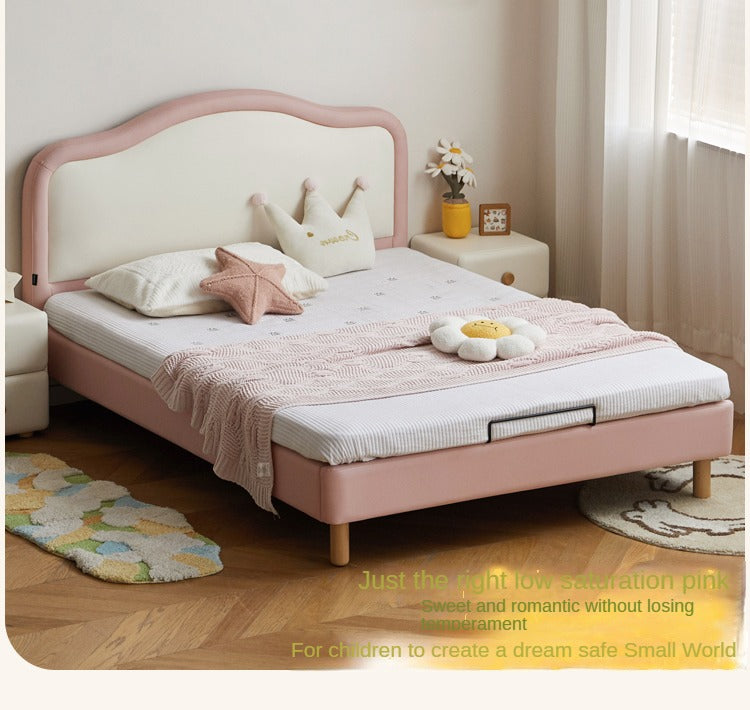 Organic Leather Kid's Soft Cloud Bed