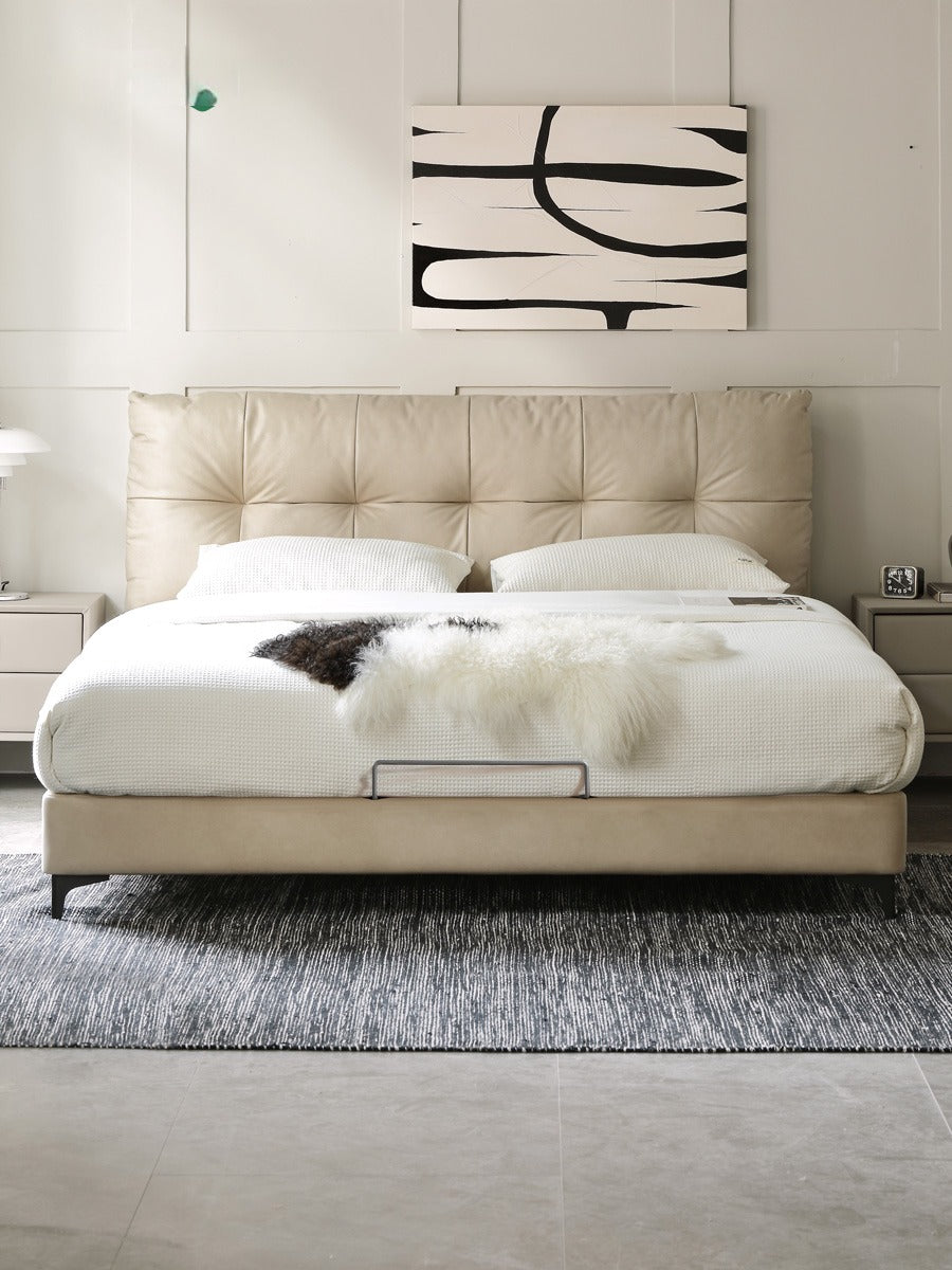 Technology Fabric bed,  Leather bed"_)