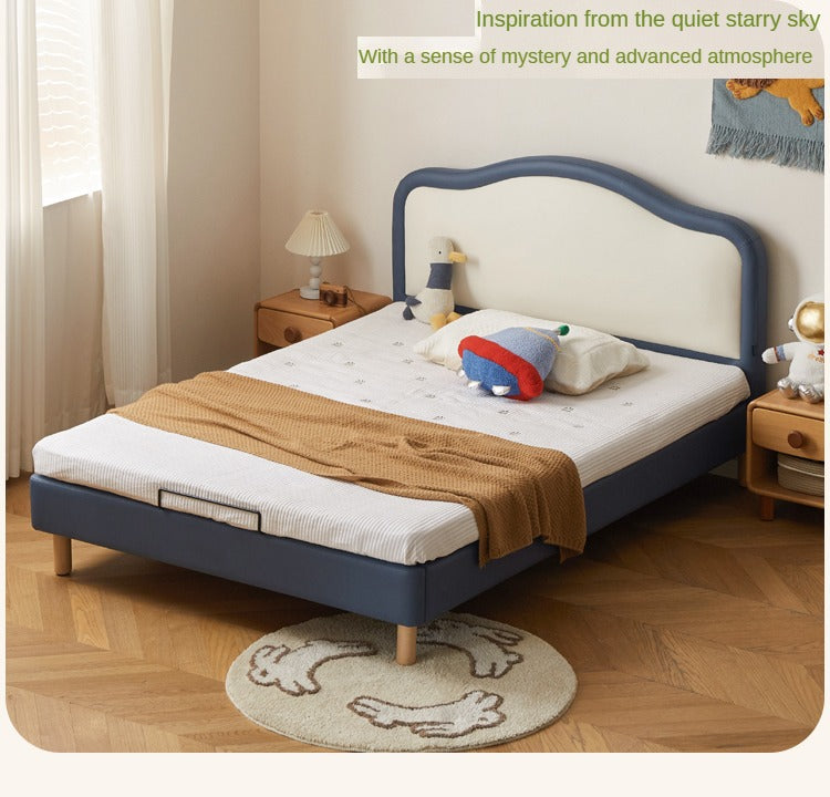 Organic Leather Kid's Soft Cloud Bed