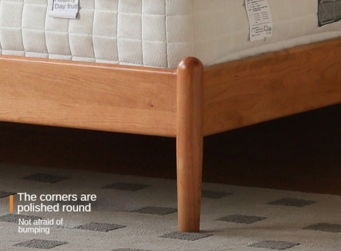 Cherry Solid Wood Bed